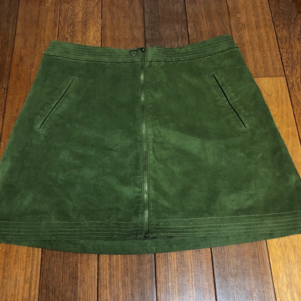 Abercrombie & Fitch Faux Suede Skirt